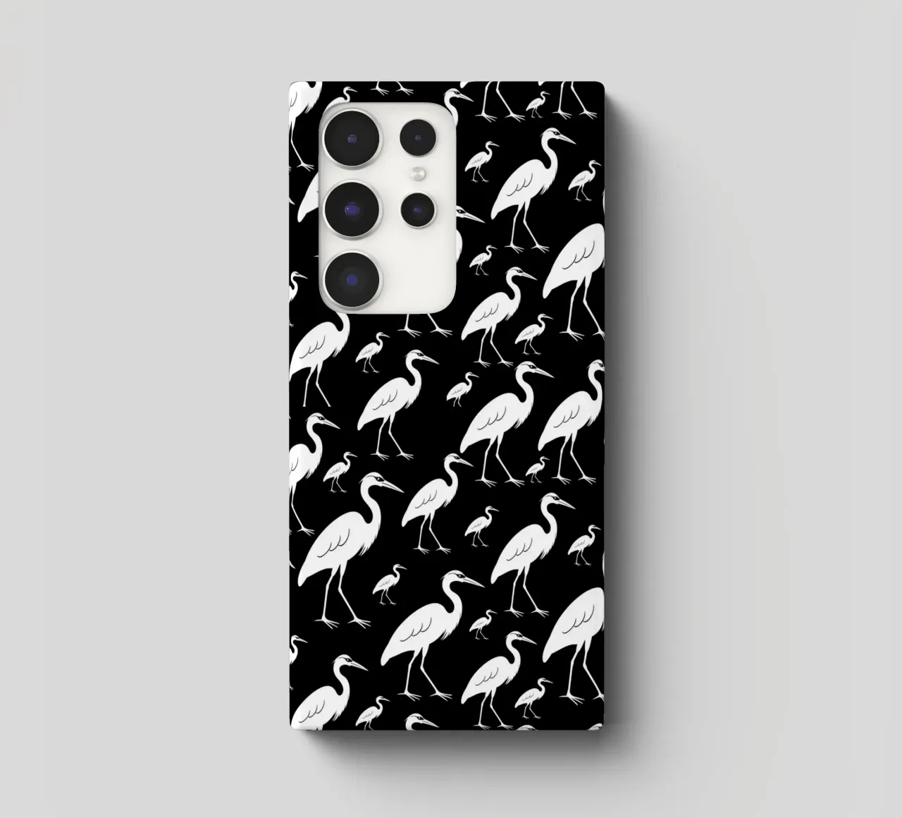 Egrets pattern coque samsung de baobabprintstore