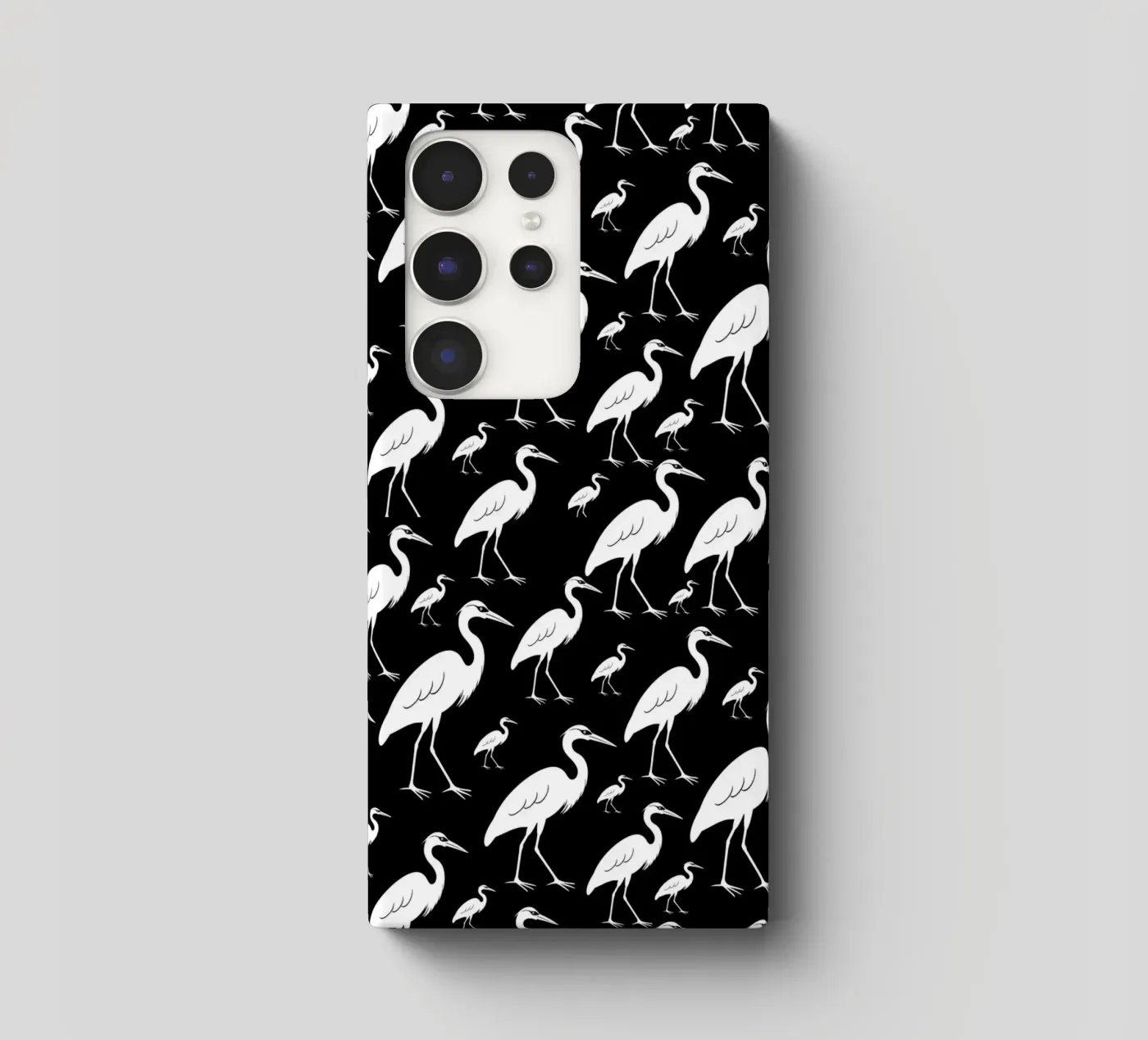 Egrets pattern samsung hoesje van baobabprintstore