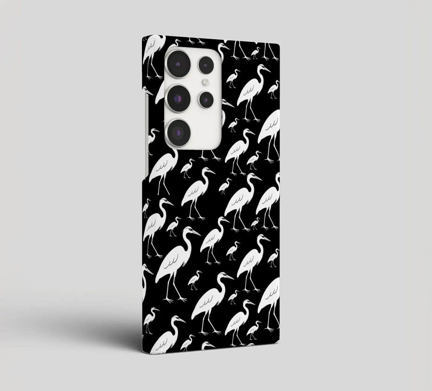 Egrets pattern samsung hoesje van baobabprintstore