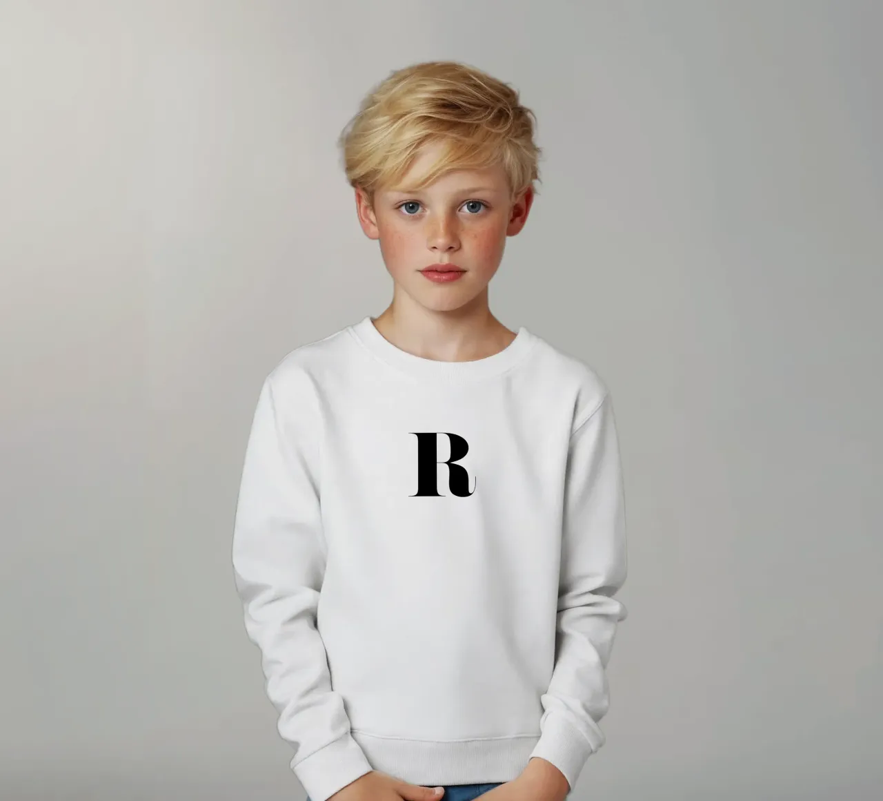 R Kinder Sweatshirt von Mottos by Sinan Saydik