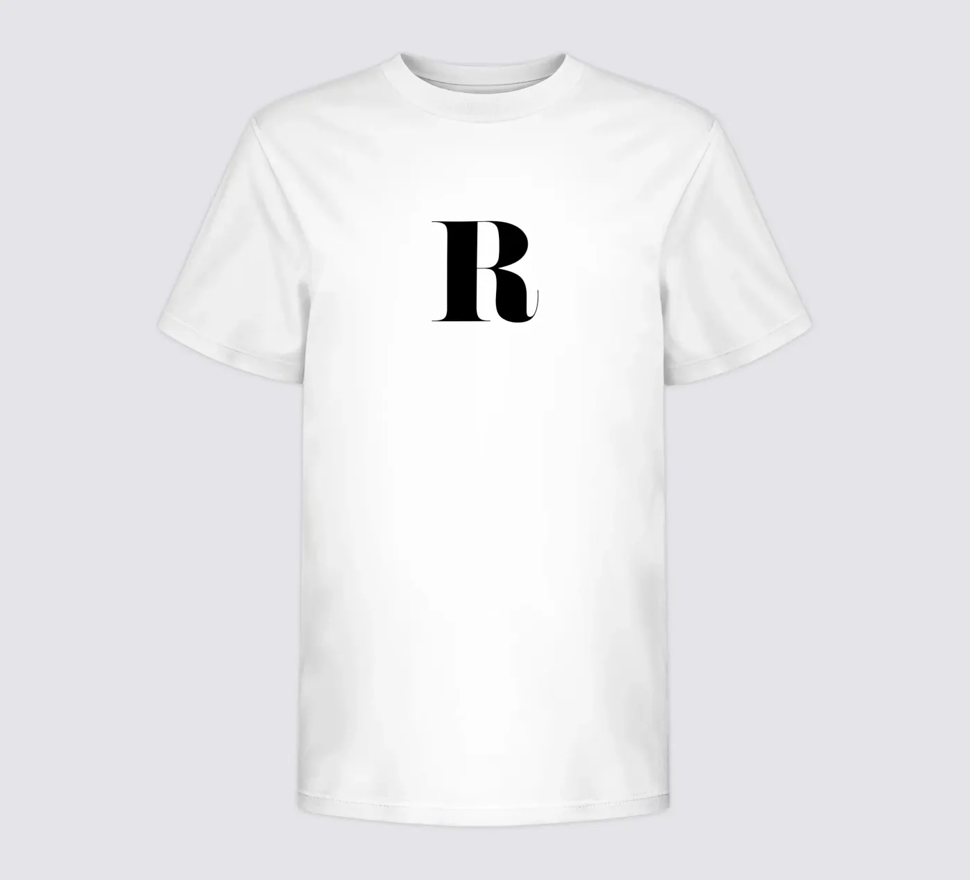 R kinder t-shirt van Mottos by Sinan Saydik