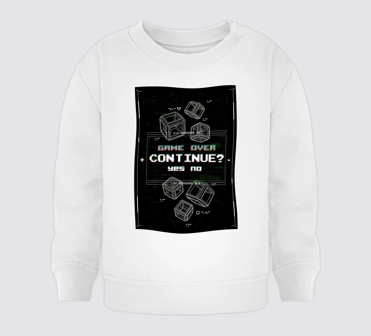 Game Over felpa neonato da Delaplane