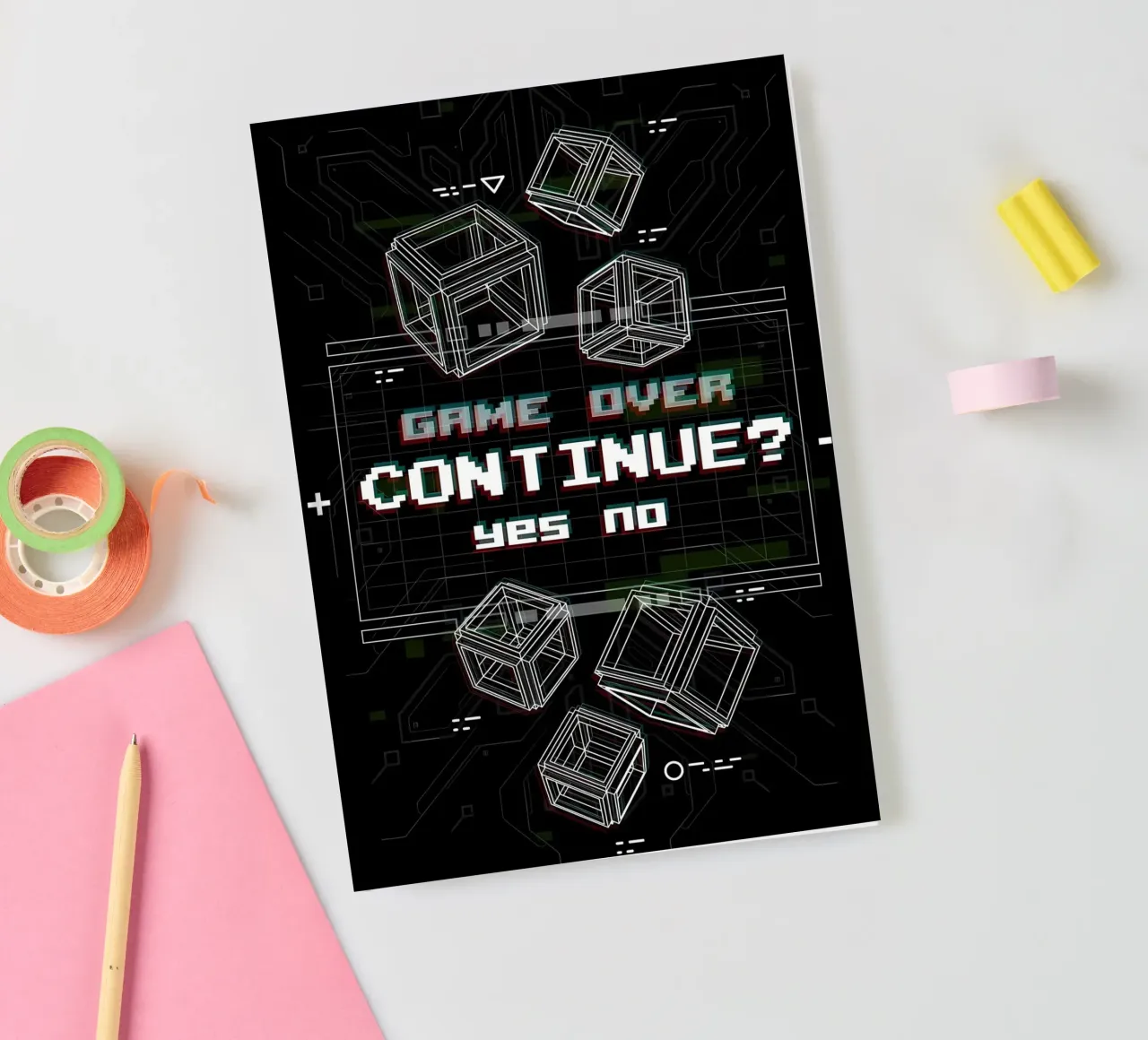 Game Over notebook by Delaplane