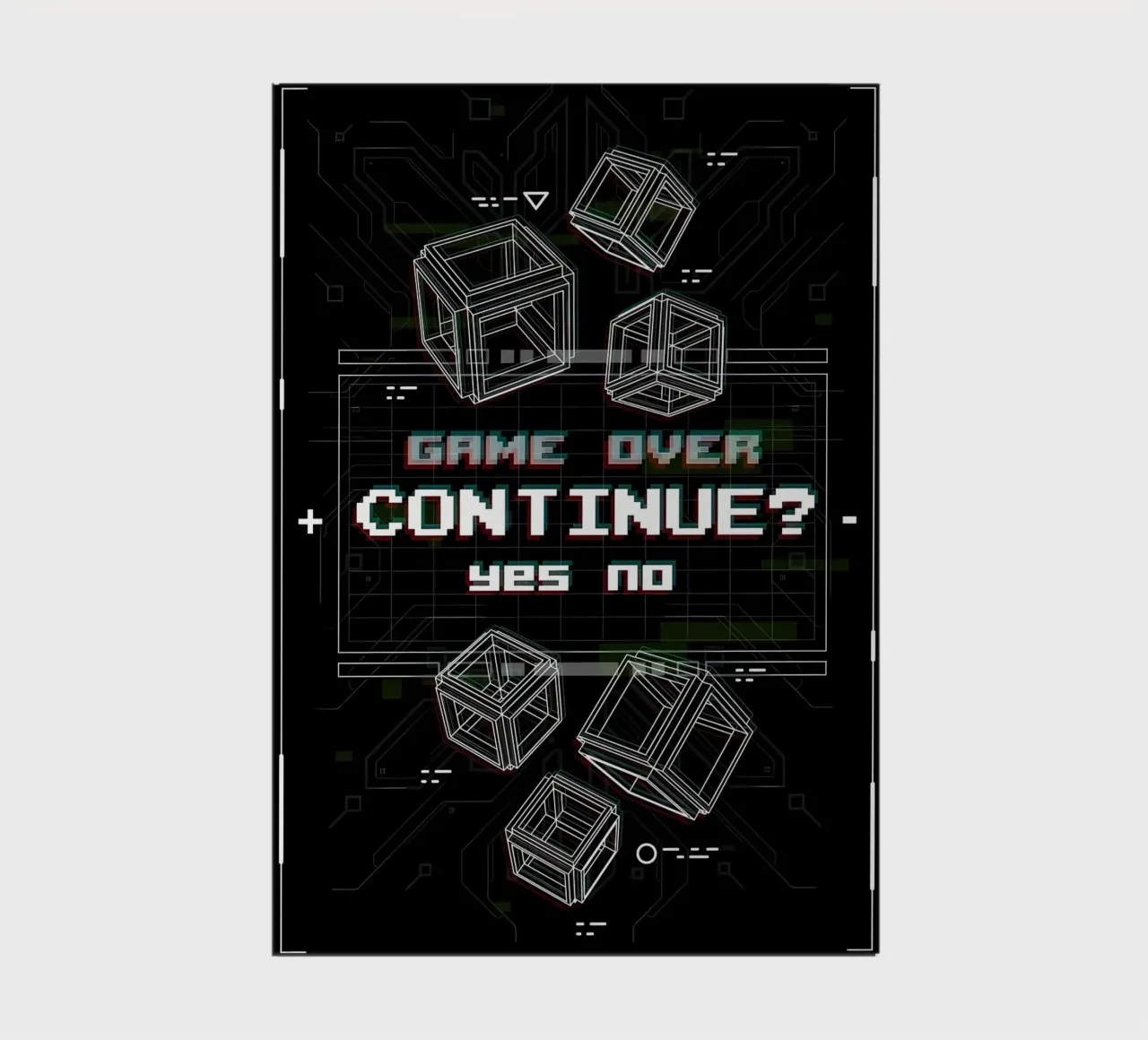 Game Over notebook by Delaplane