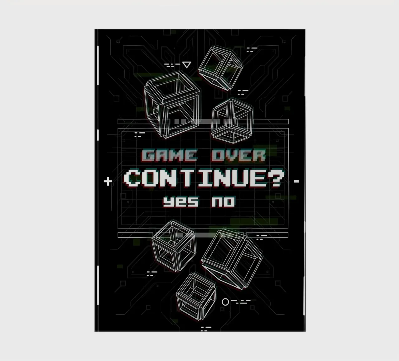 Game Over notebook by Delaplane