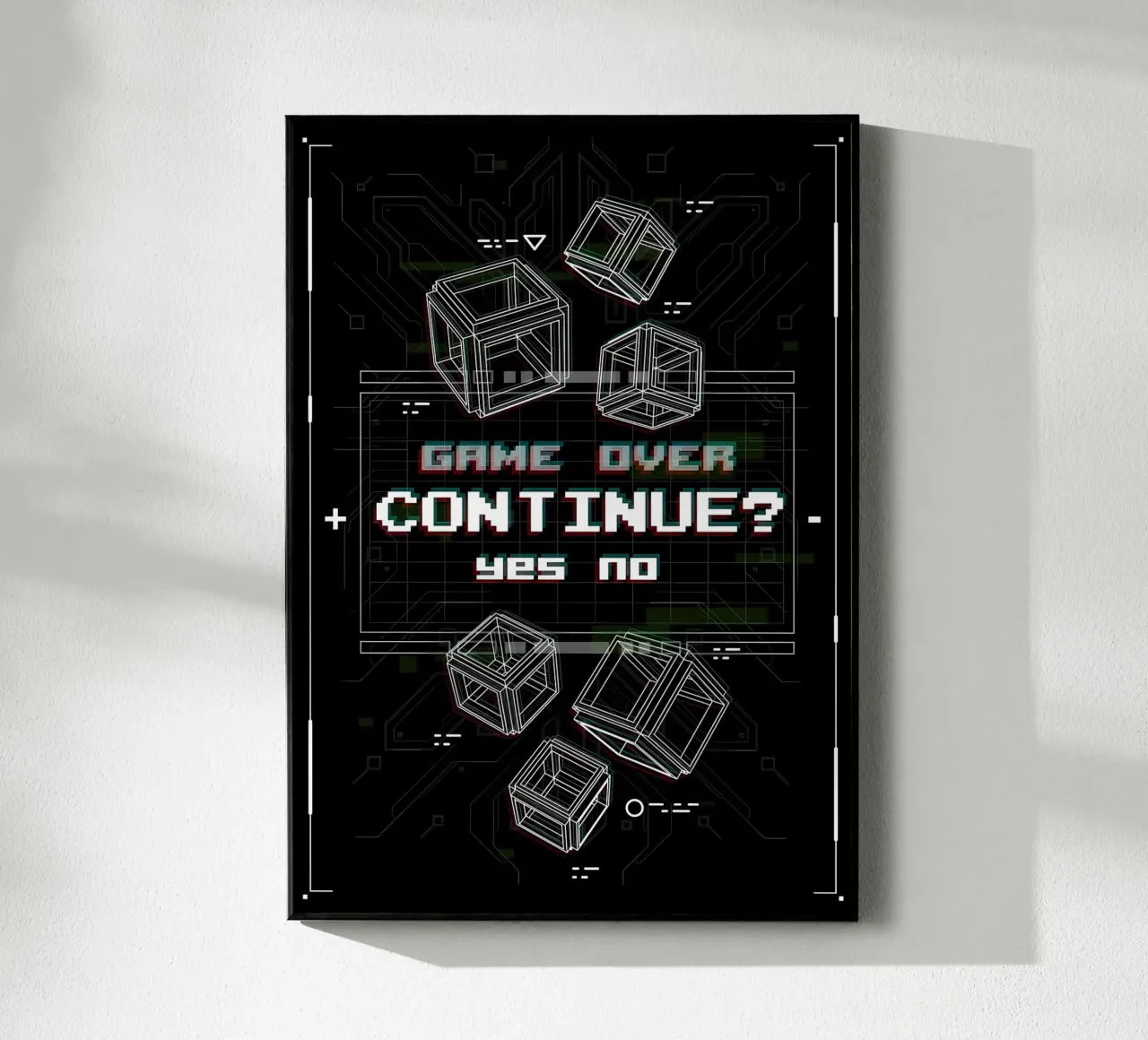 Game Over plexiglass da Delaplane