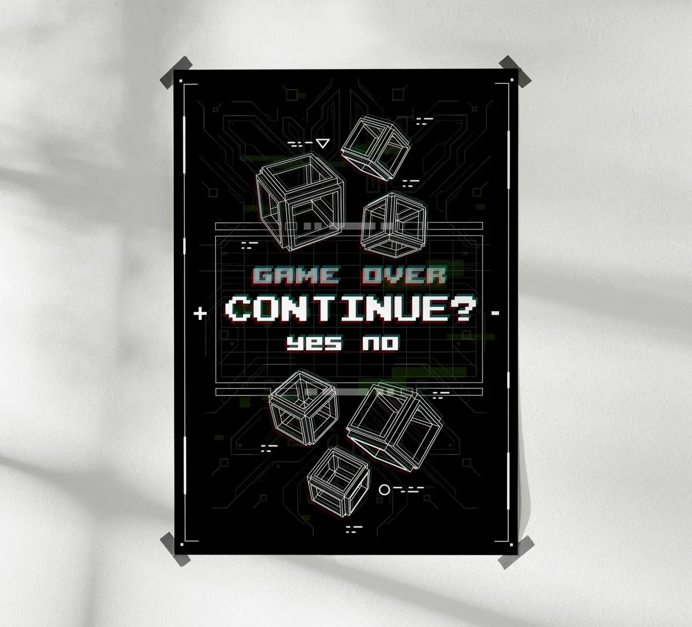 Game Over poster da Delaplane