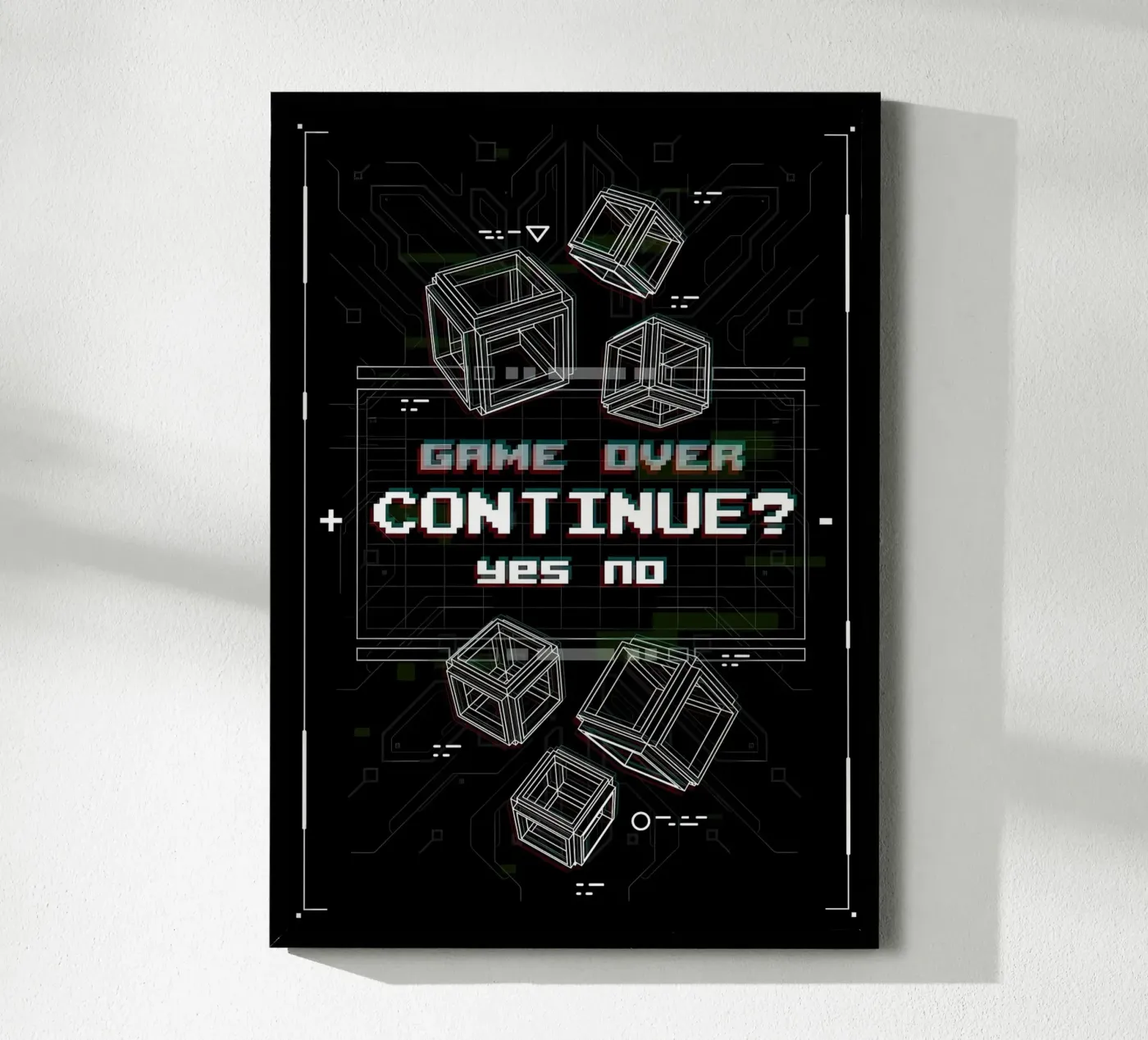 Game Over poster da Delaplane