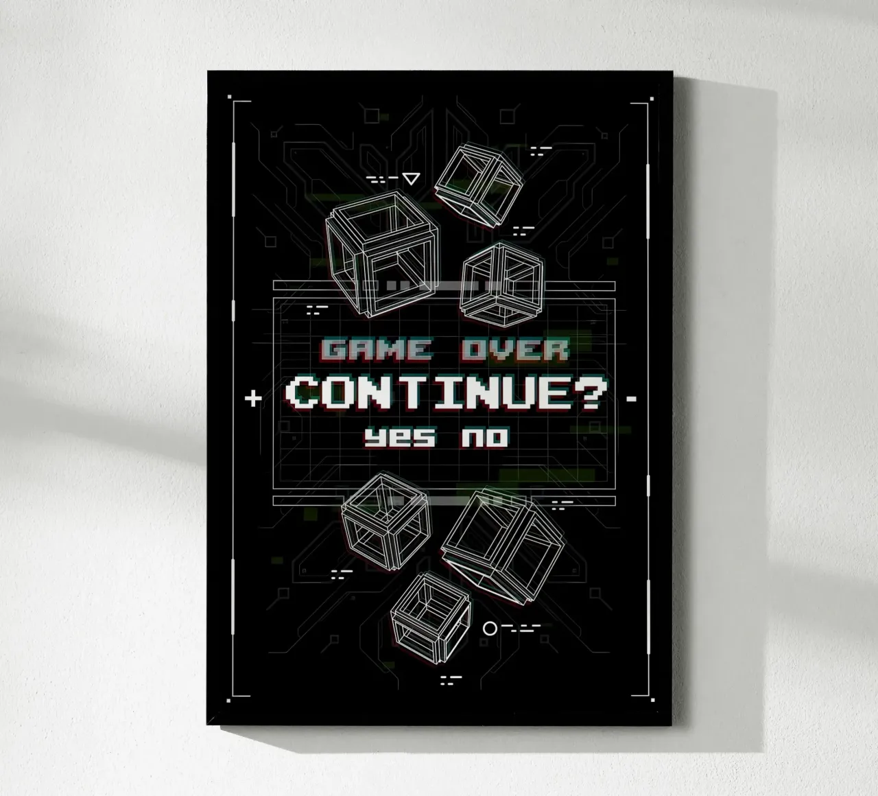 Game Over poster da Delaplane