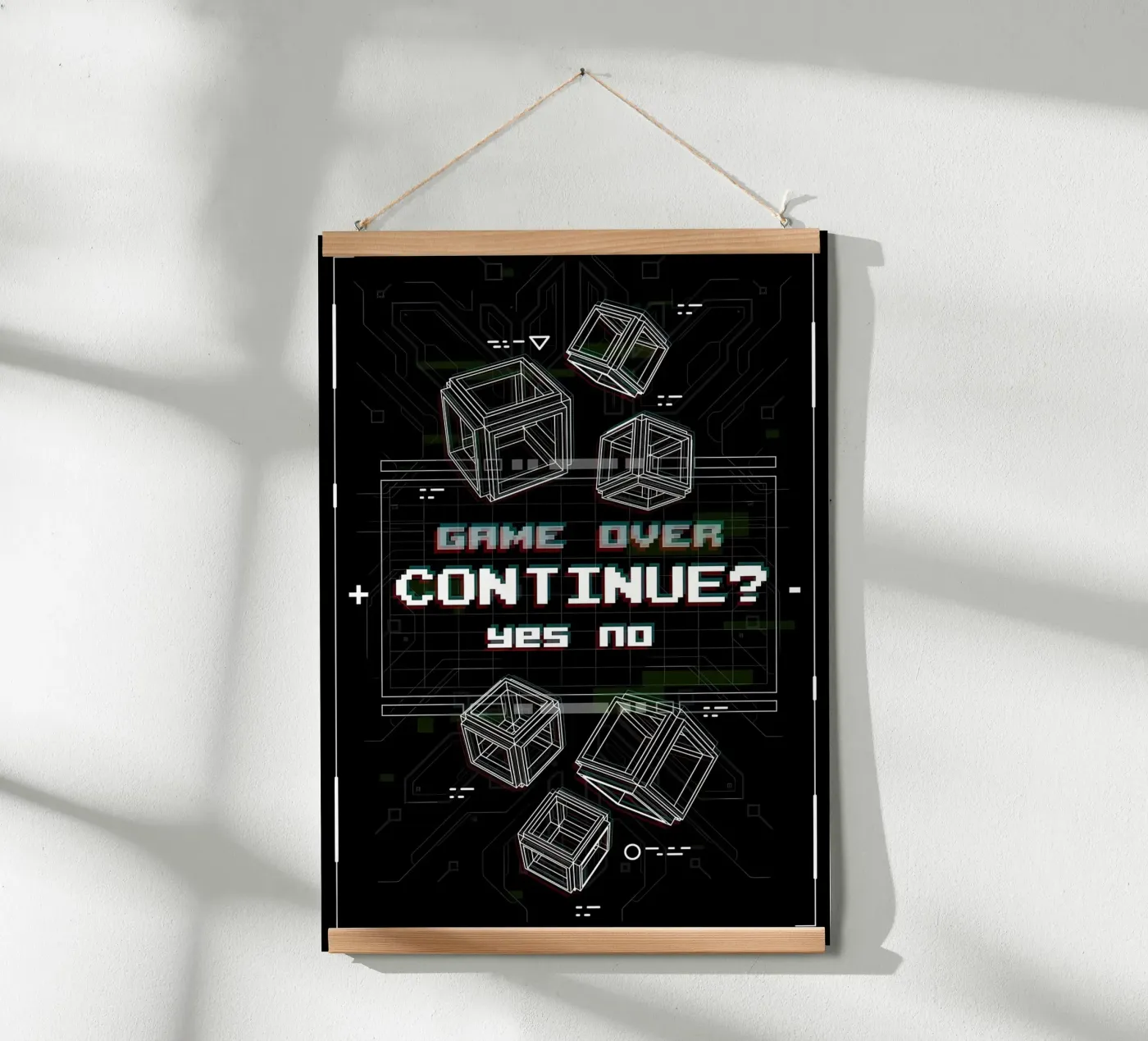 Game Over poster da Delaplane