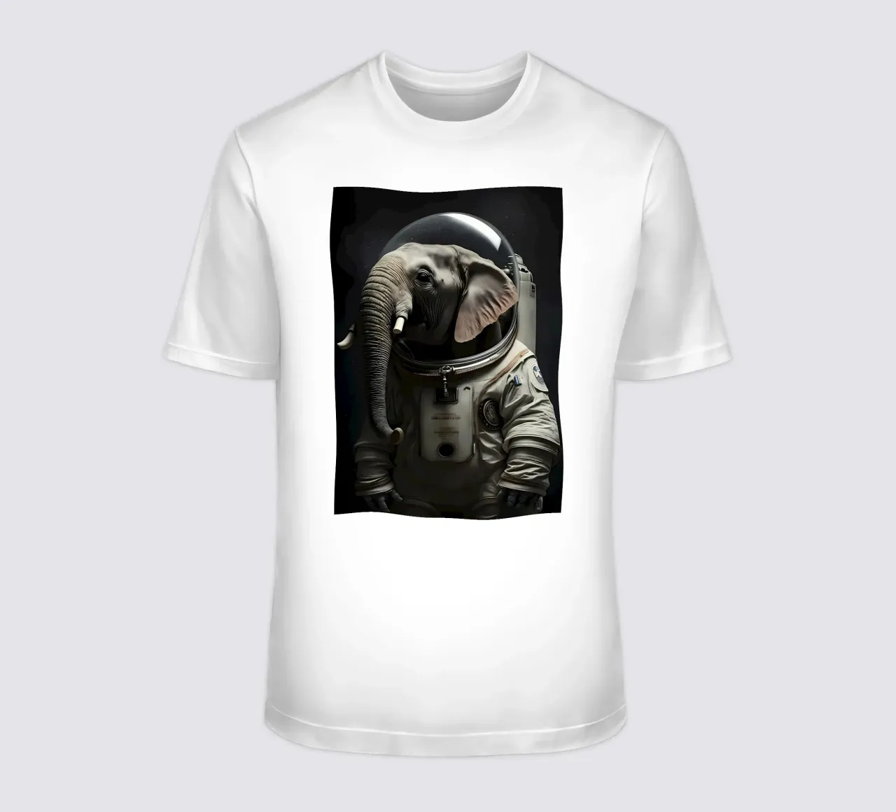 Astronaut Elephant t-shirt by Mikesell