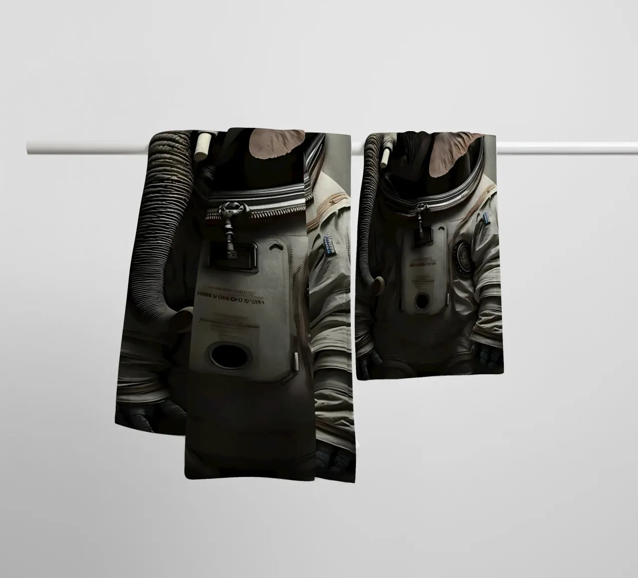Astronaut Elephant towel by Mikesell