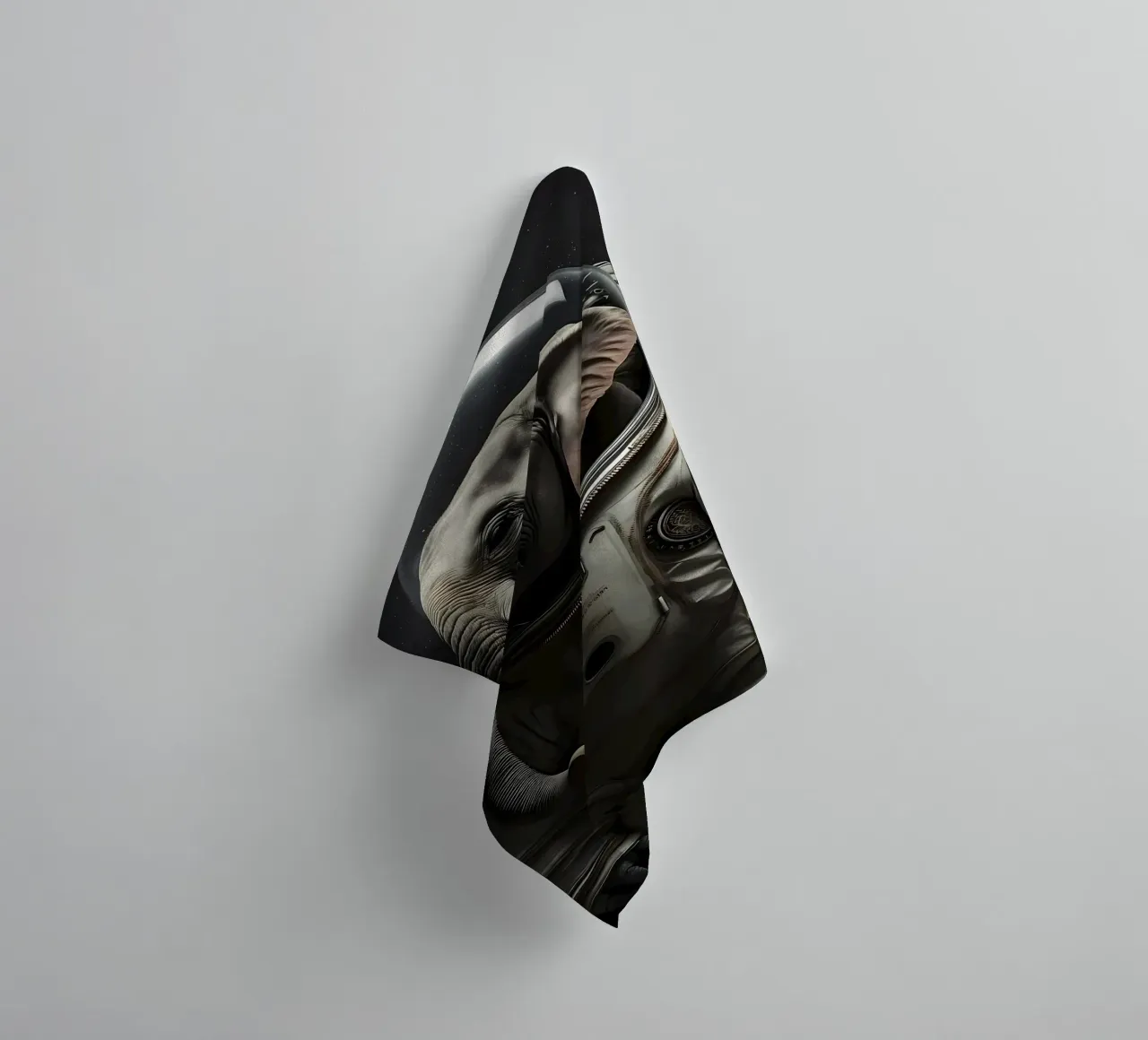Astronaut Elephant towel by Mikesell