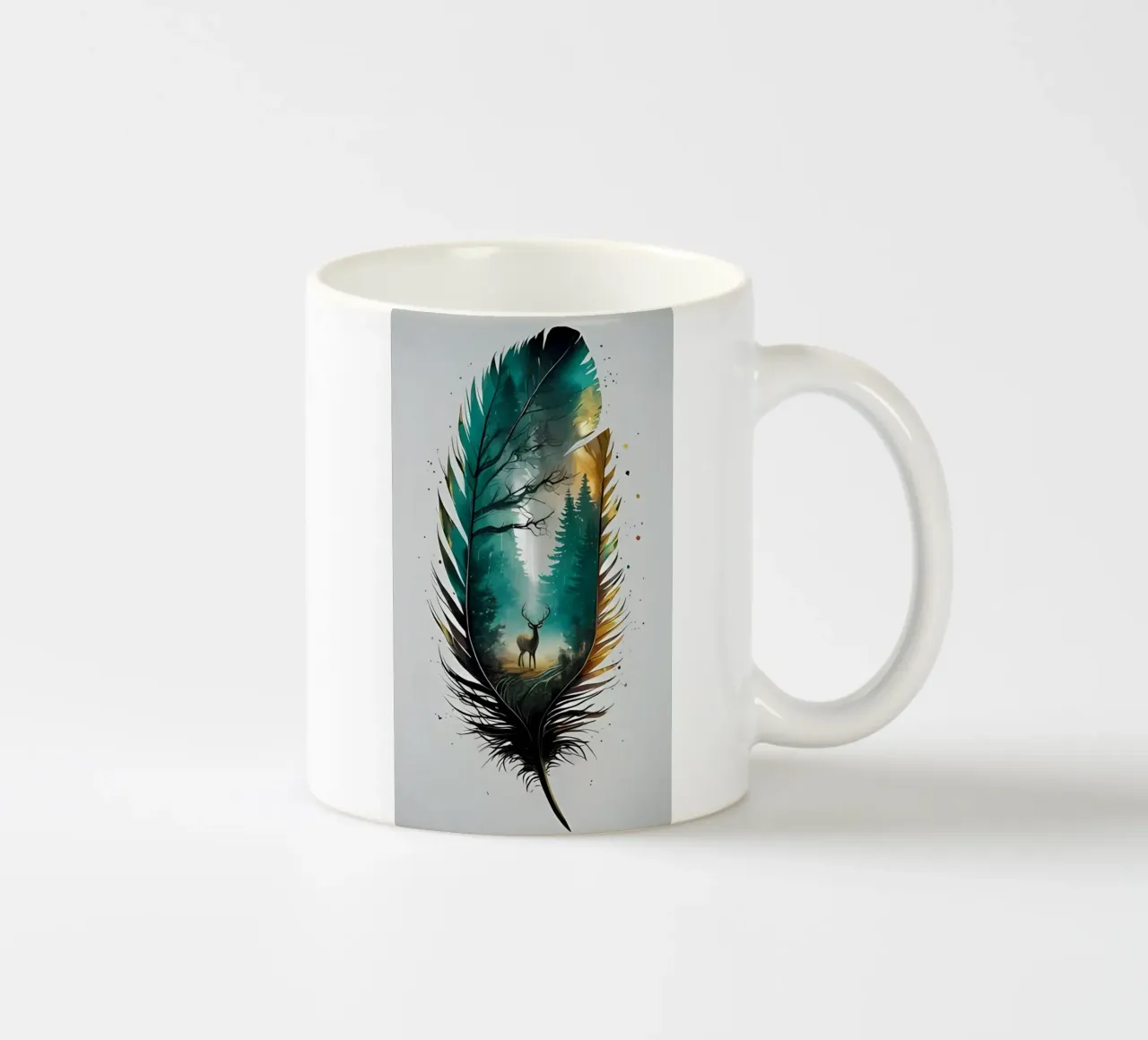 Poster minimalista 173 tazza in ceramica da Kadynce