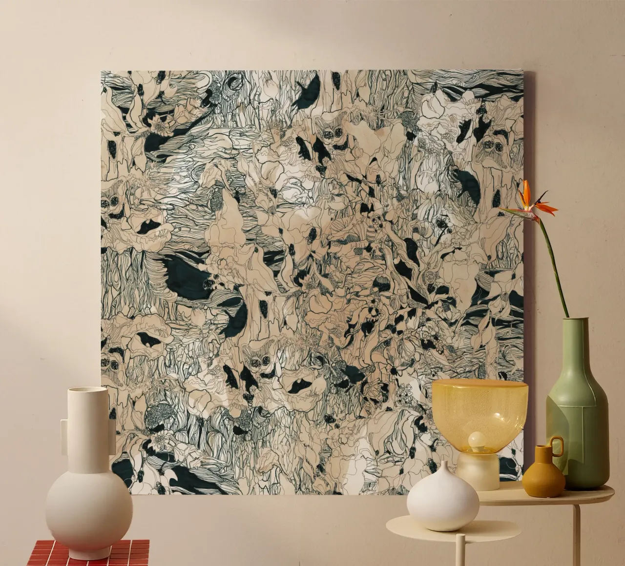 de condor 2 canvas van Giulio Iurissevich