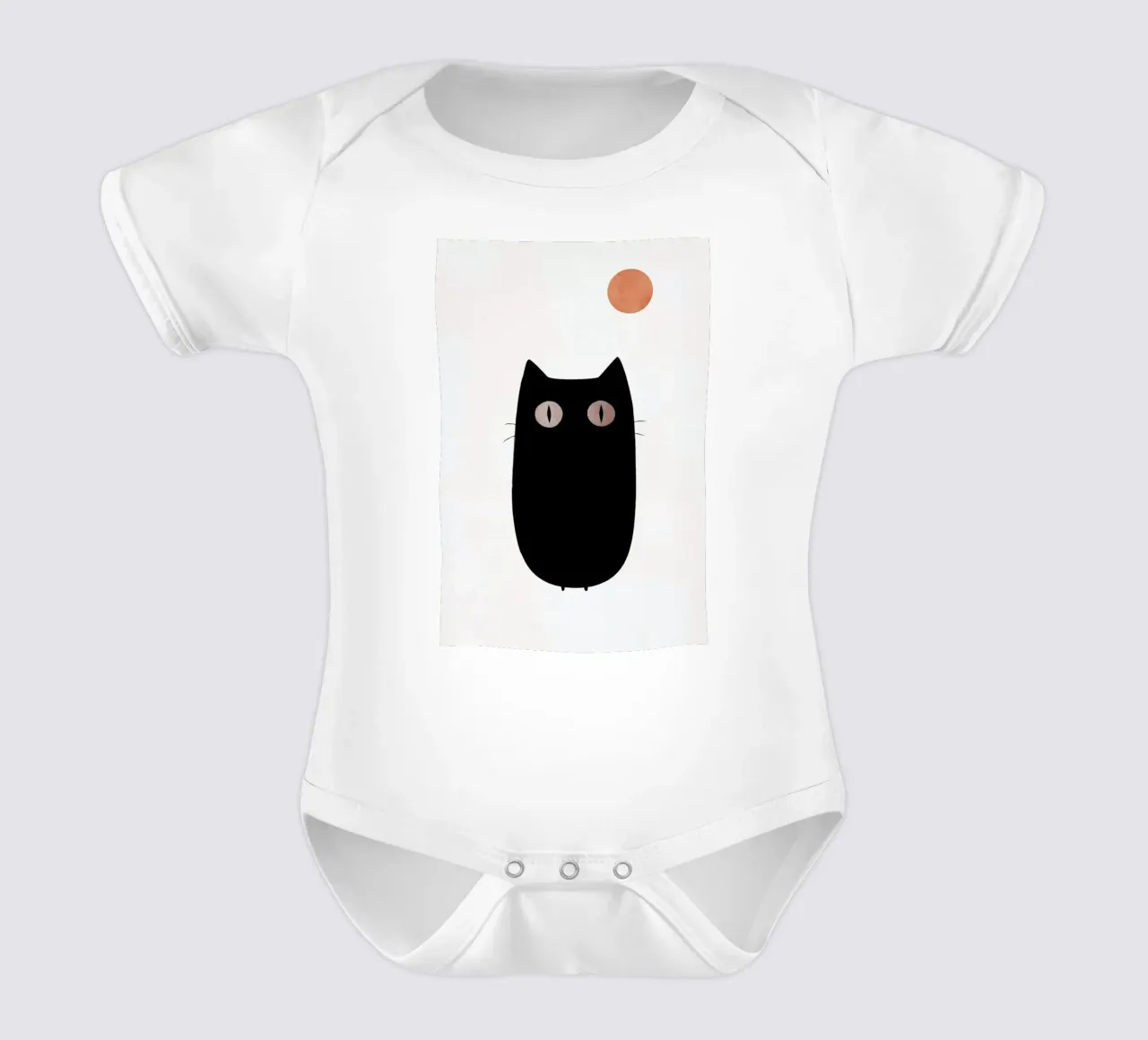 Meow body neonato maniche corte da Kubistika