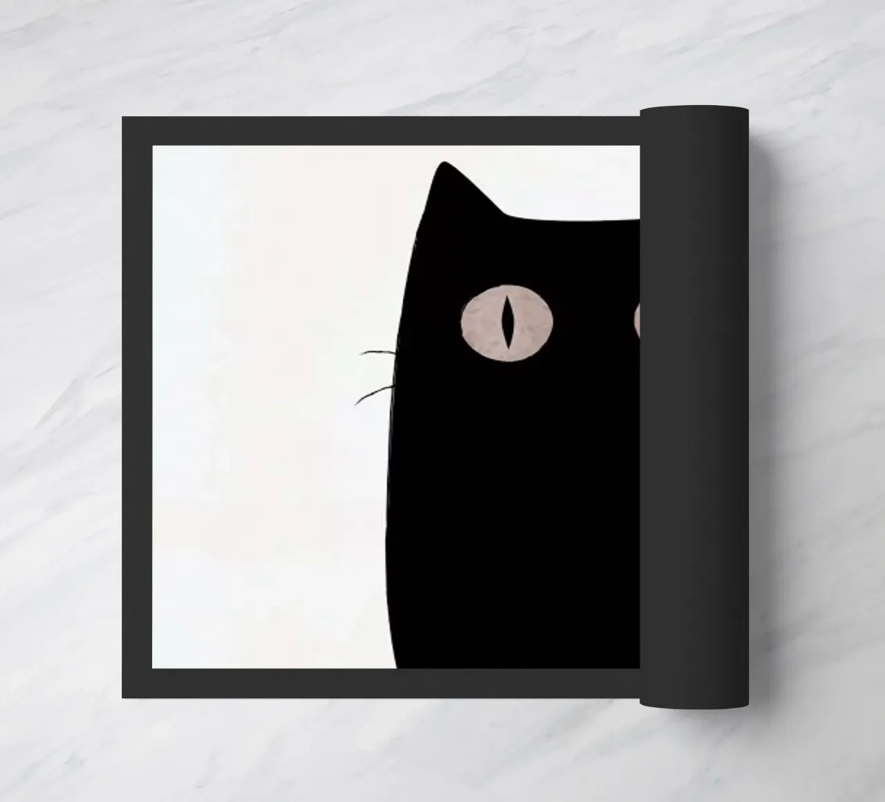 Meow doormat by Kubistika