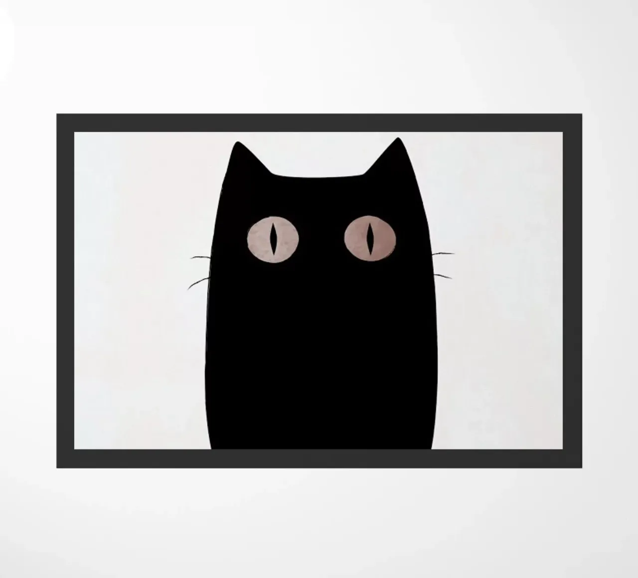 Meow doormat by Kubistika