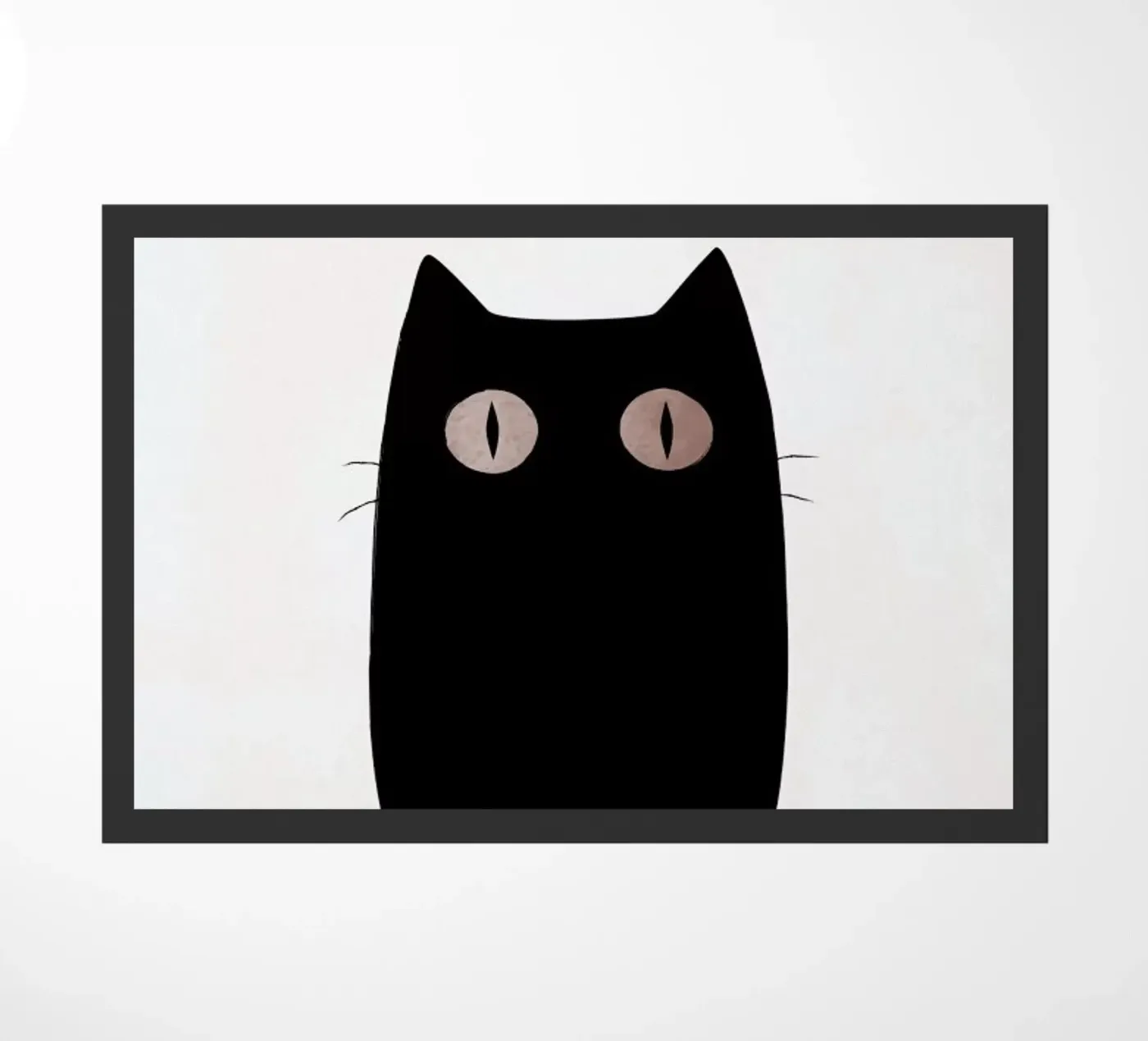 Meow doormat by Kubistika