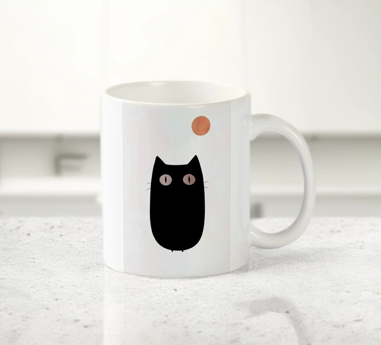 Meow tazza in ceramica da Kubistika
