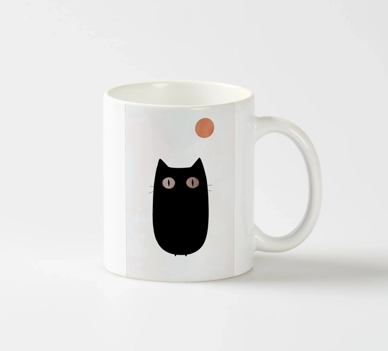 Meow tazza in ceramica da Kubistika