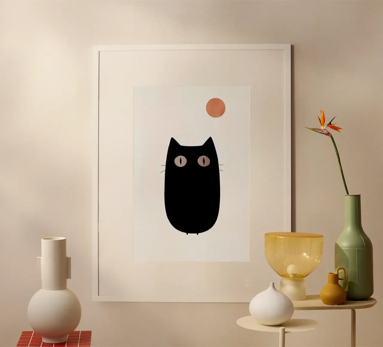 Meow poster da Kubistika