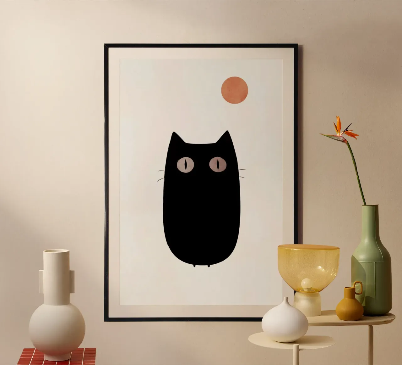 Meow poster da Kubistika