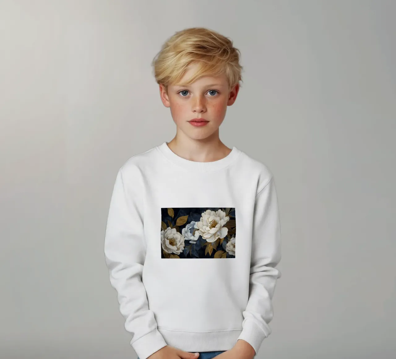 Charm notturno botanico vintage felpa bambino da Modern Muse