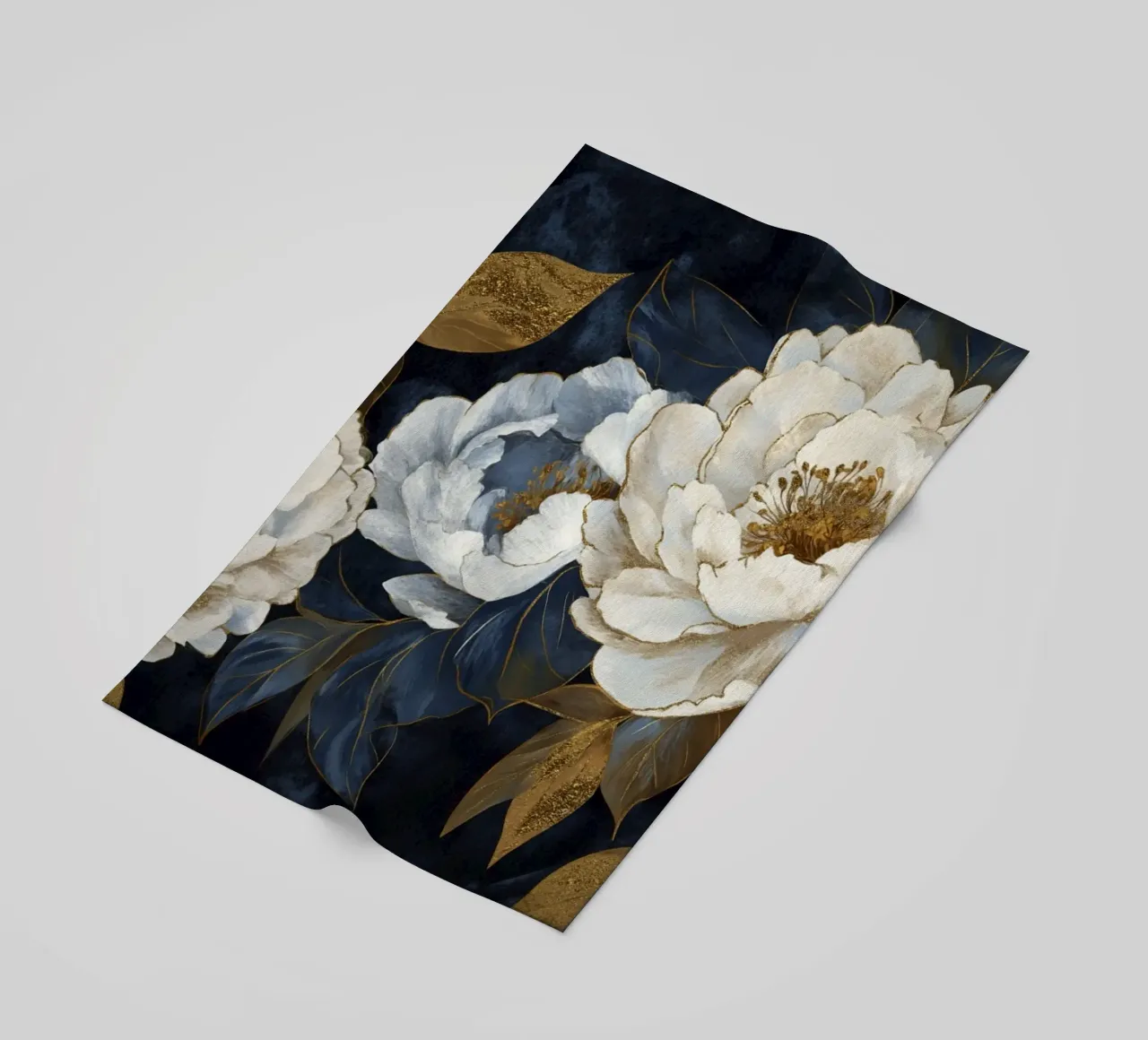 Charm notturno botanico vintage telo mare da Modern Muse