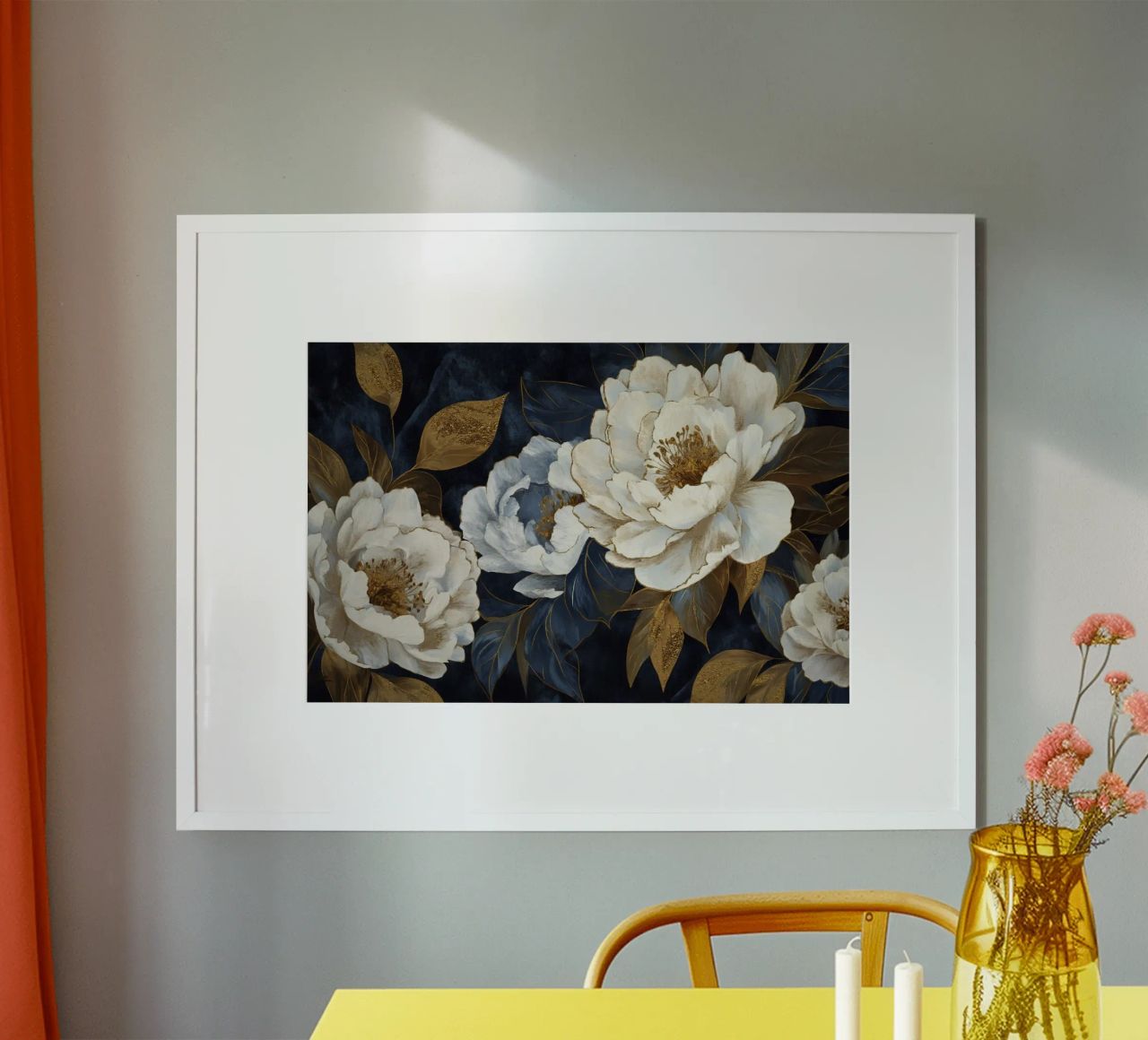 Colgante Vintage Botanical Night poster de Modern Muse