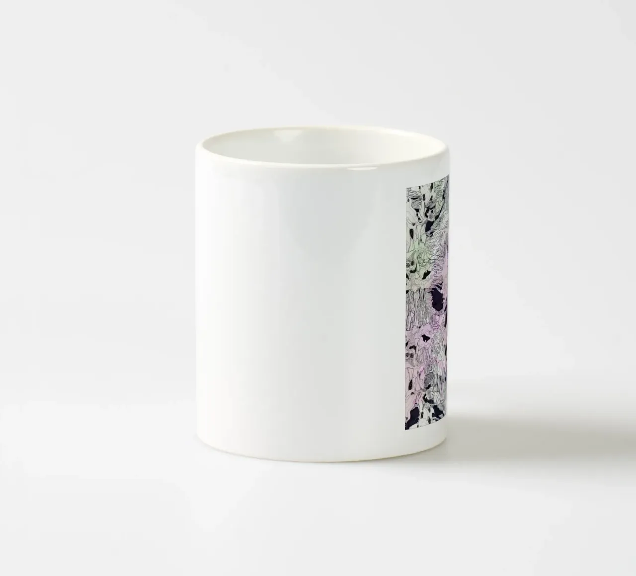 rosa condor tazza in ceramica da Giulio Iurissevich