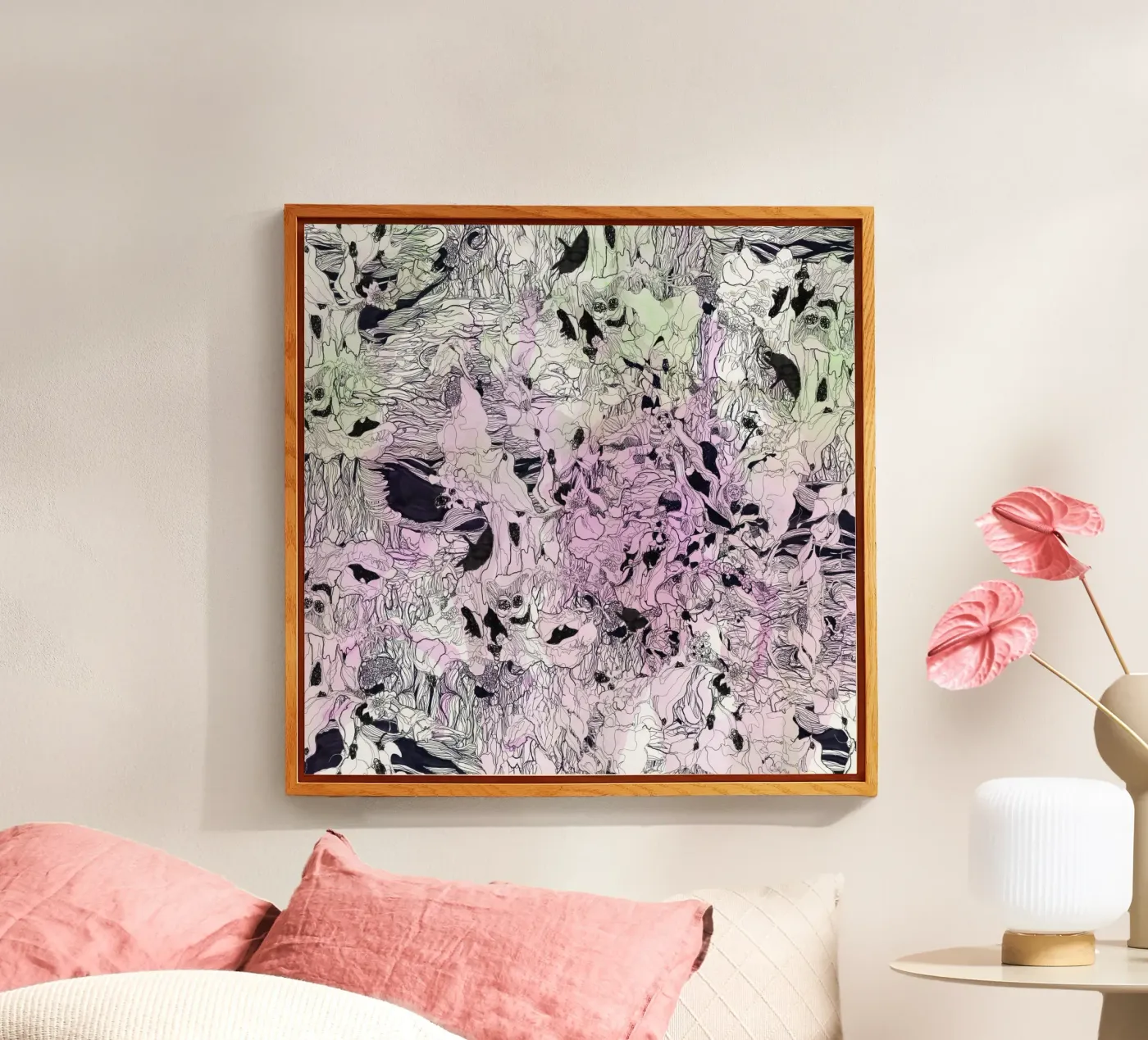 condor pink Acryl-Glas von Giulio Iurissevich