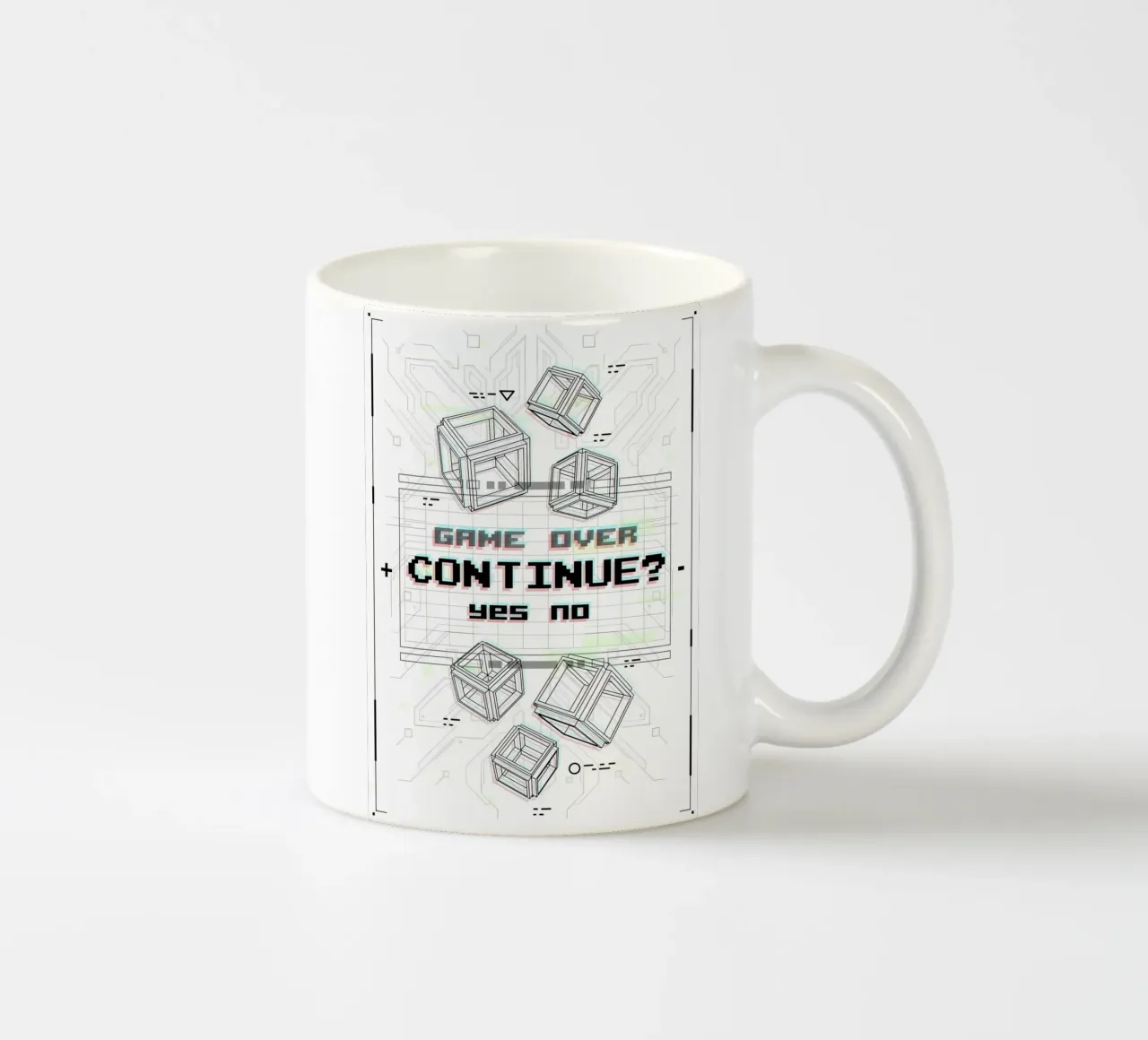 Game Over tazza in ceramica da Delaplane