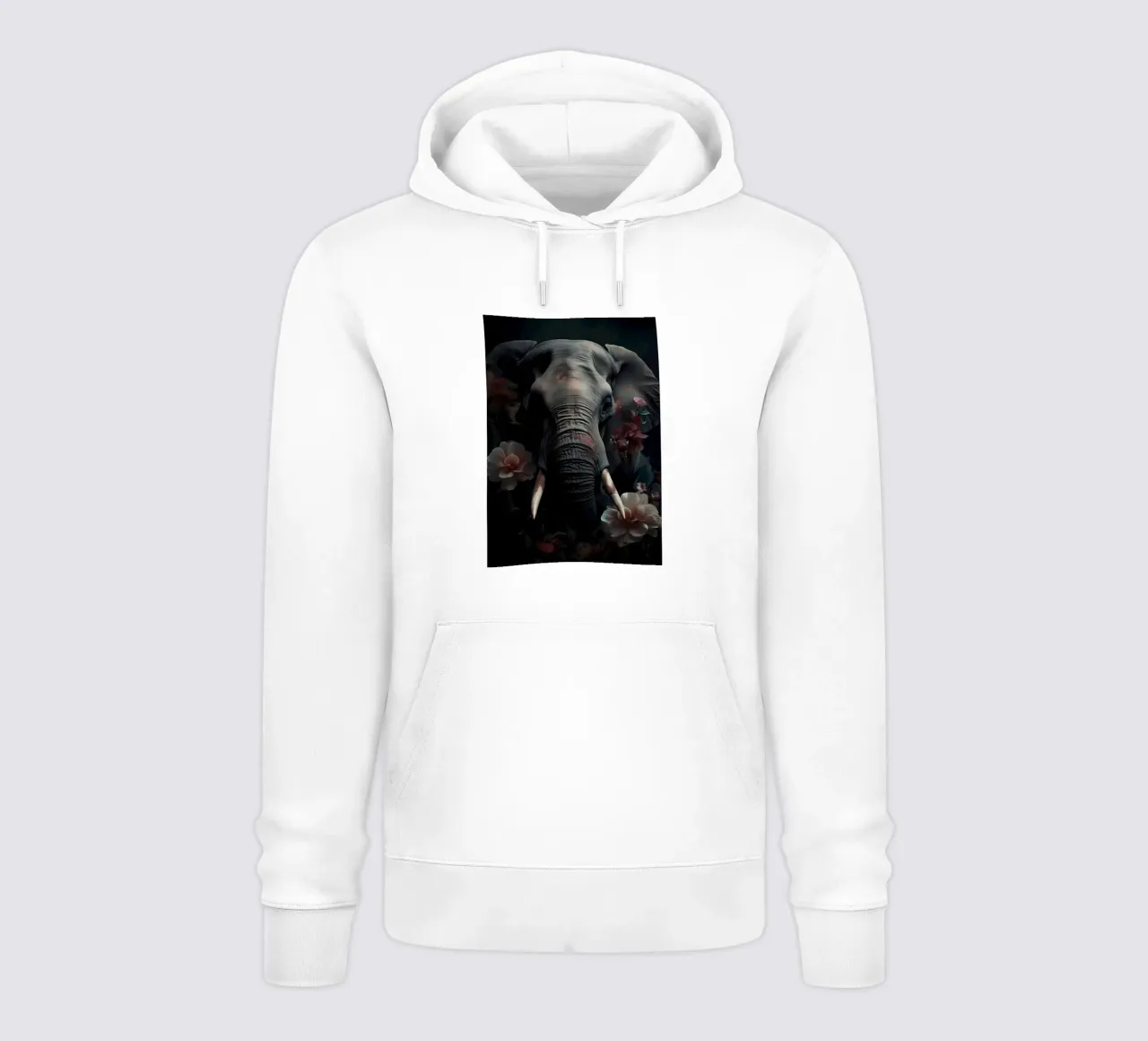 Ritratto di elefante felpa con cappuccio da Mikesell