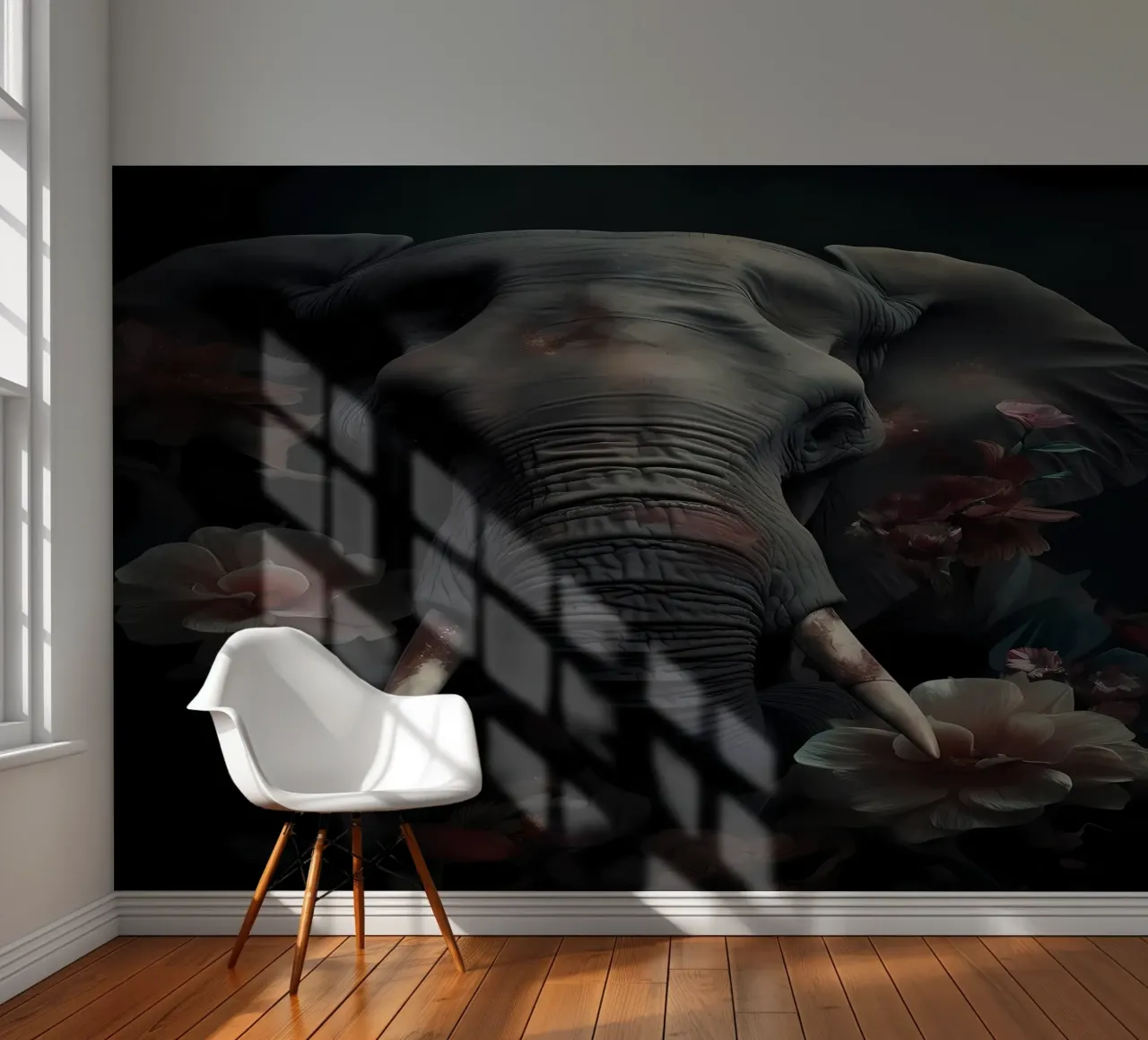 Elephant Portrait photo wallpaper by Mikesell