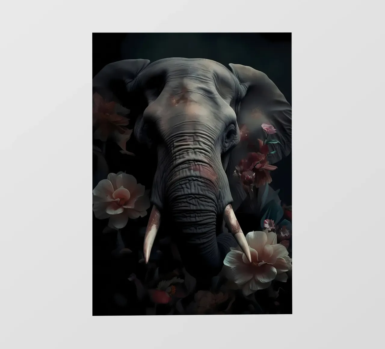 Elephant Portrait pvc cover by Mikesell