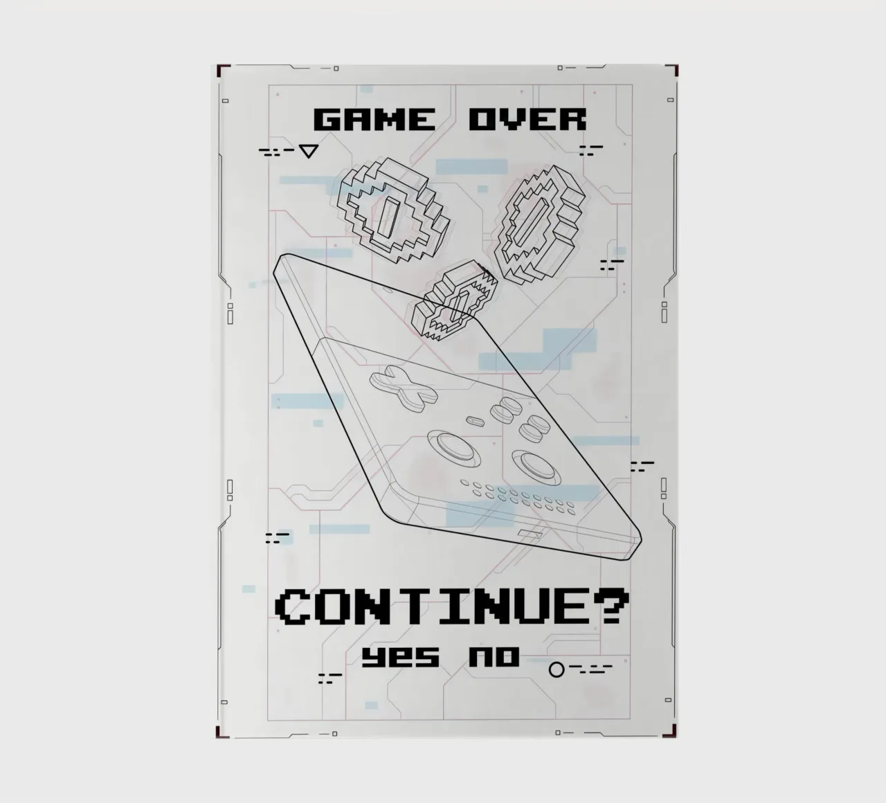 Game Over notebook by Delaplane