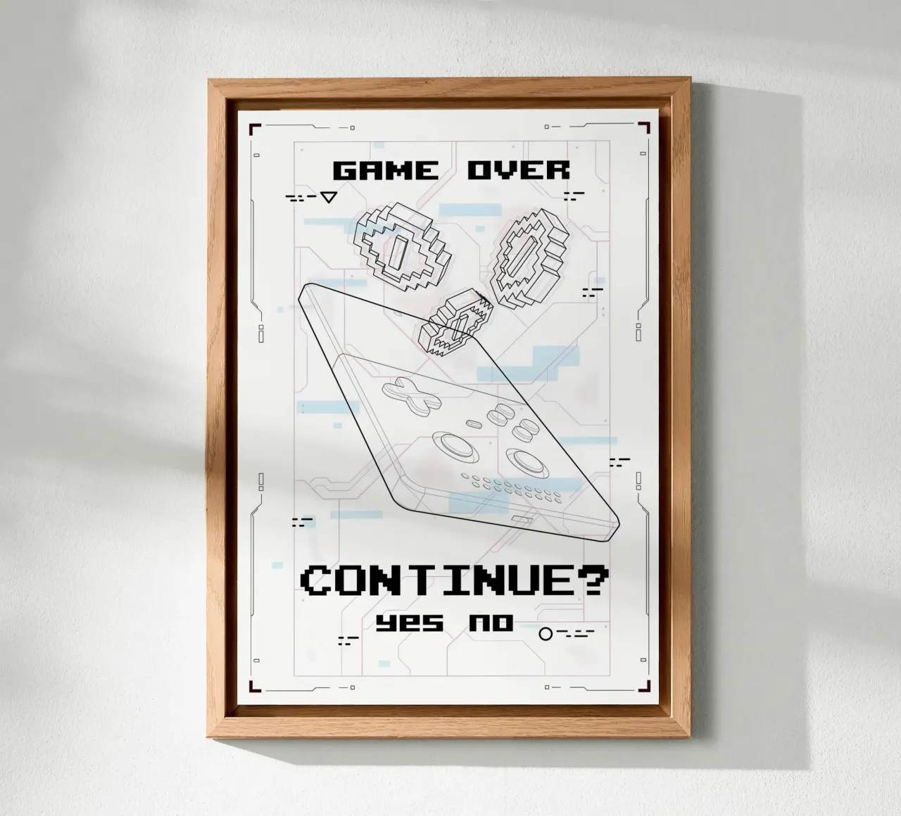 Game Over alluminio dibond da Delaplane