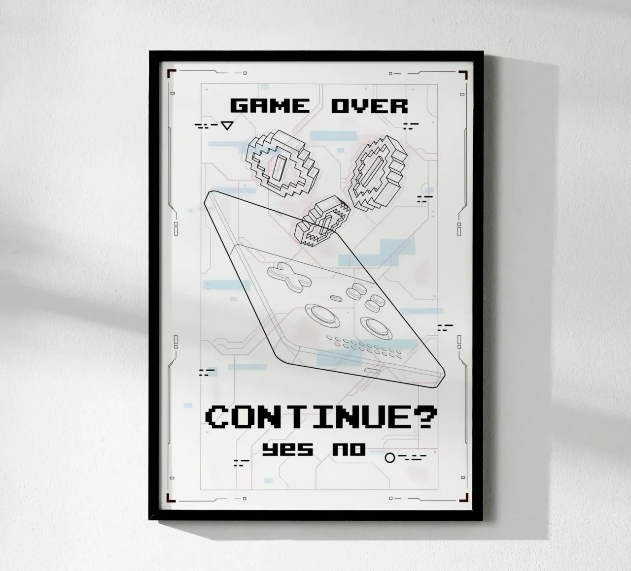 Game Over poster da Delaplane