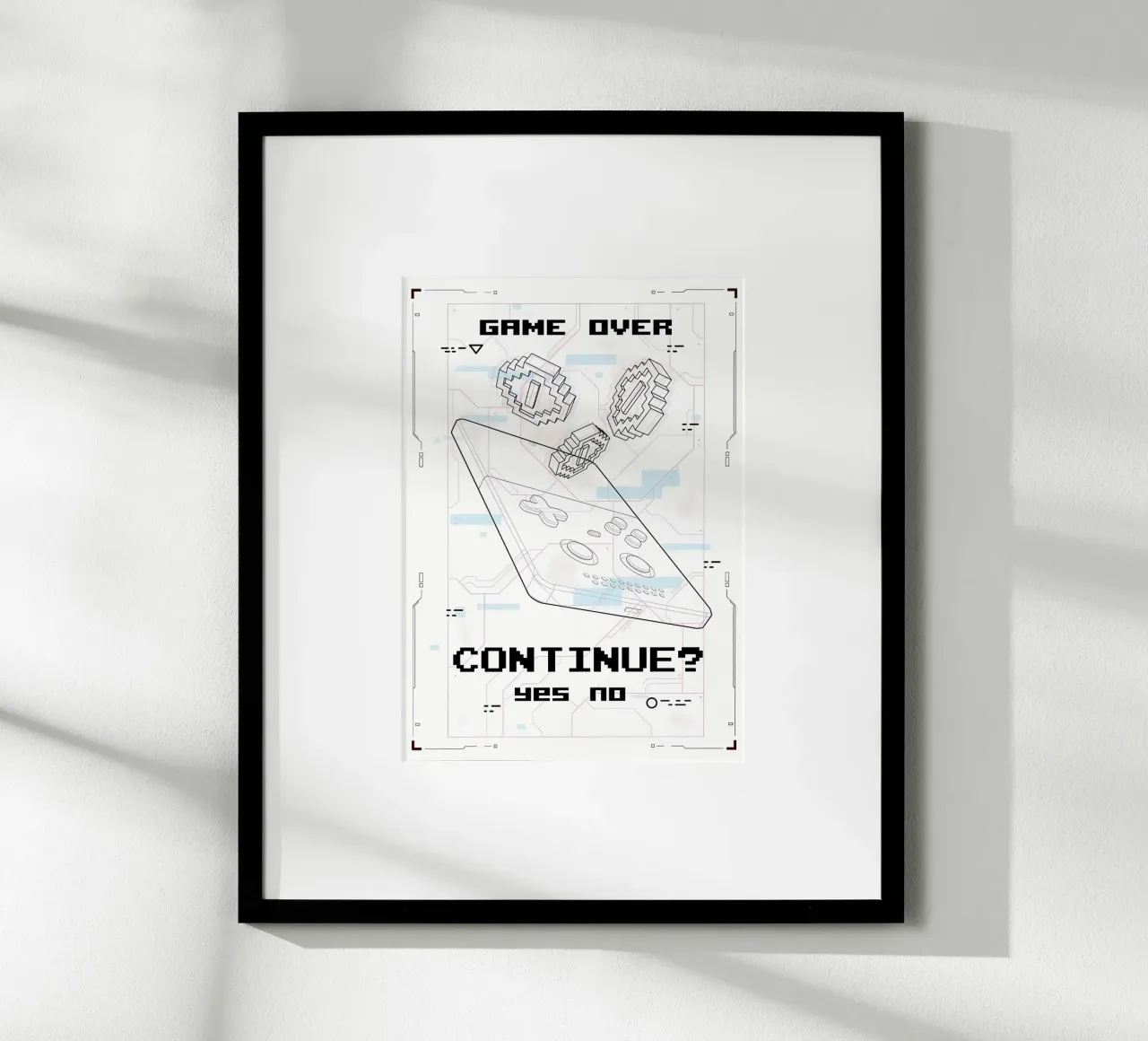 Game Over poster da Delaplane