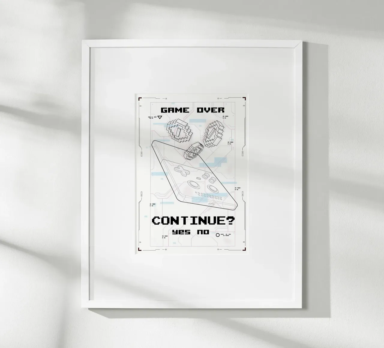 Game Over carta hahnemühle da Delaplane