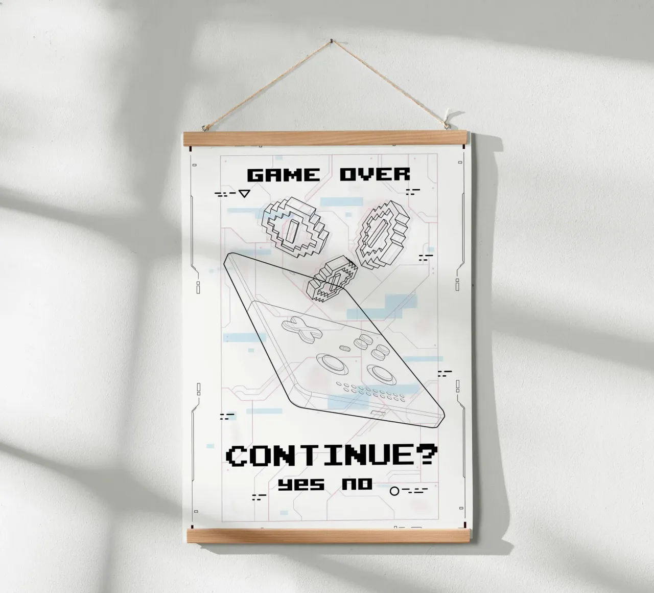 Game Over poster da Delaplane