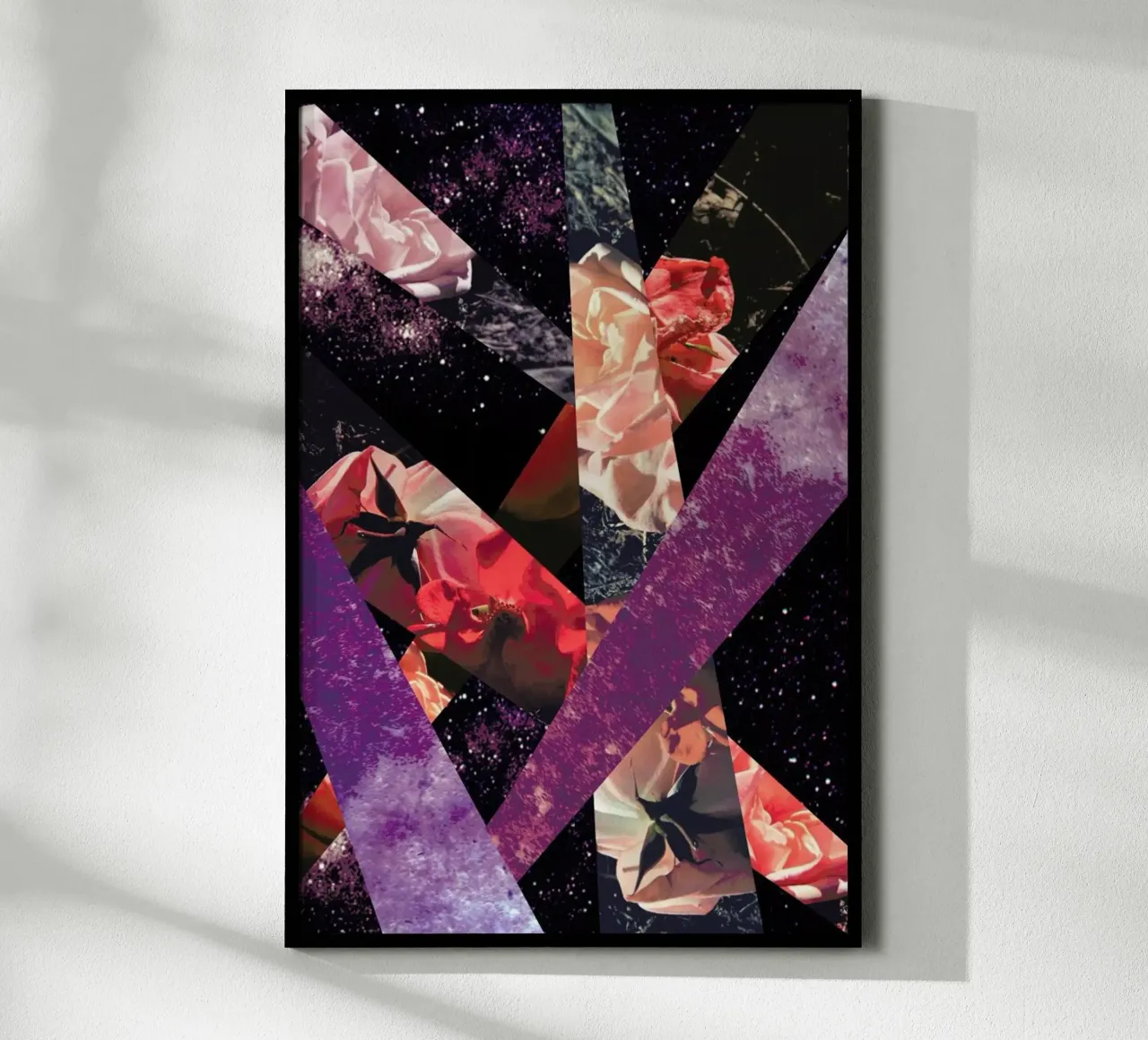 Roses in the galaxy poster da Vasare Nar