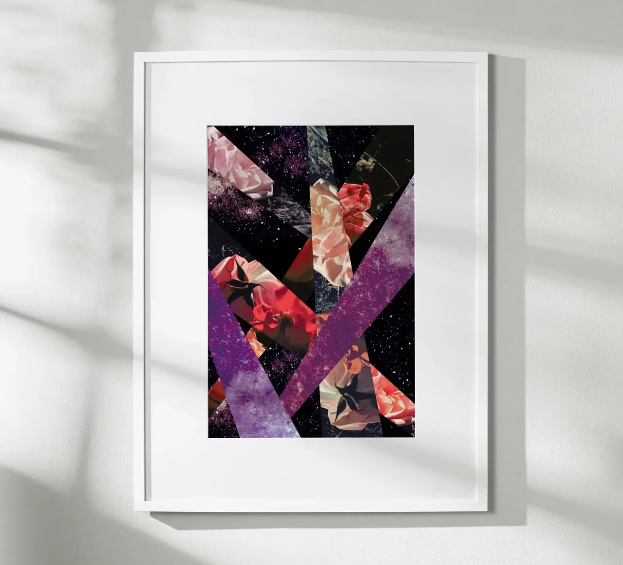 Roses in the galaxy poster da Vasare Nar
