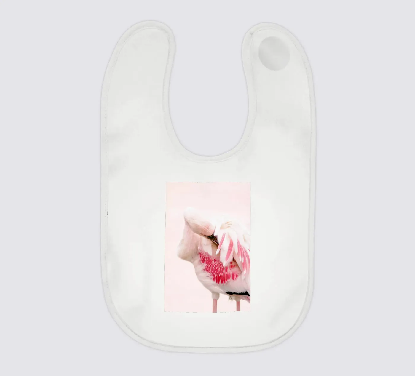 Flamingo Pink bavaglino da Ingrid Beddoes