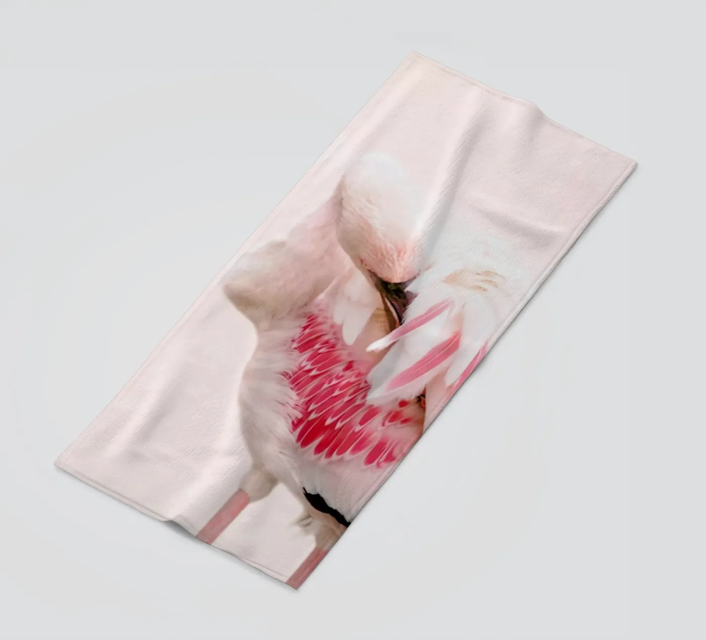 Flamingo Pink telo mare da Ingrid Beddoes