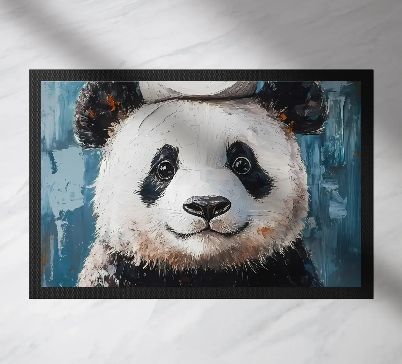 Panda con carta igienica zerbino da Ginnery