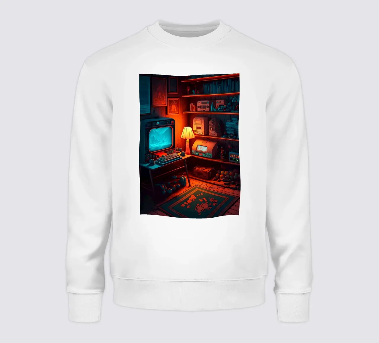 Real arcade gaming sweatshirt by Mikesell