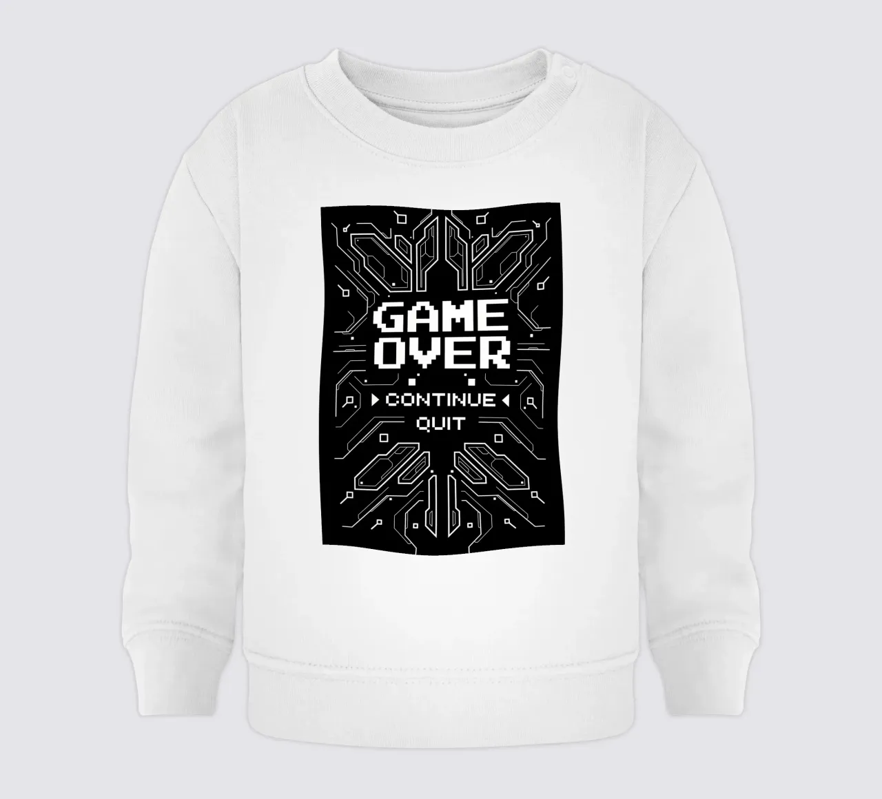 Game Over felpa neonato da Delaplane