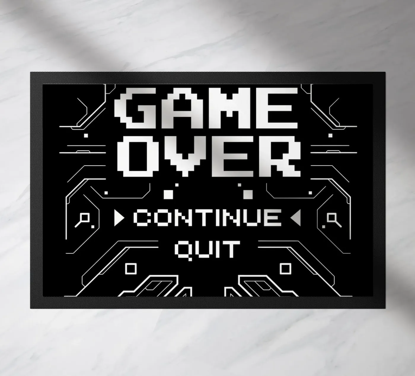Game Over doormat by Delaplane